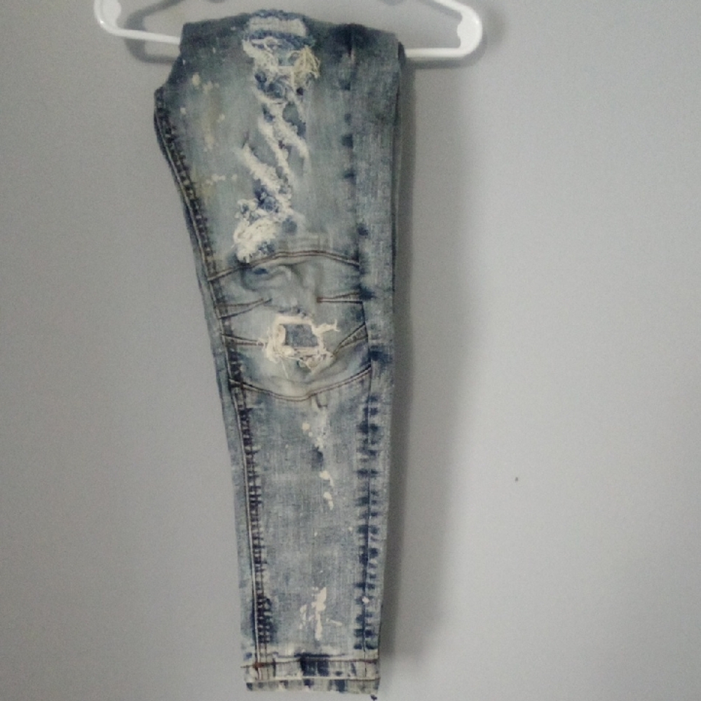 Distressed Denim Jacket - Picture 2 of 3